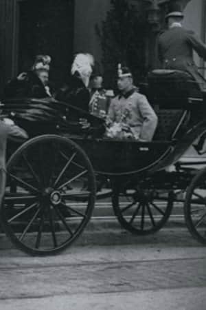 Intocht van hertog Hendrik van Mecklenburg en H.M. de koningin aan het Staatsspoor te 's-Gravenhage