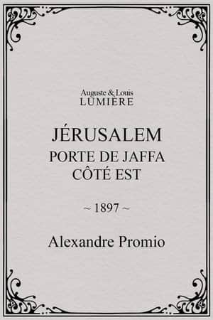 Jérusalem : porte de Jaffa, côté Est