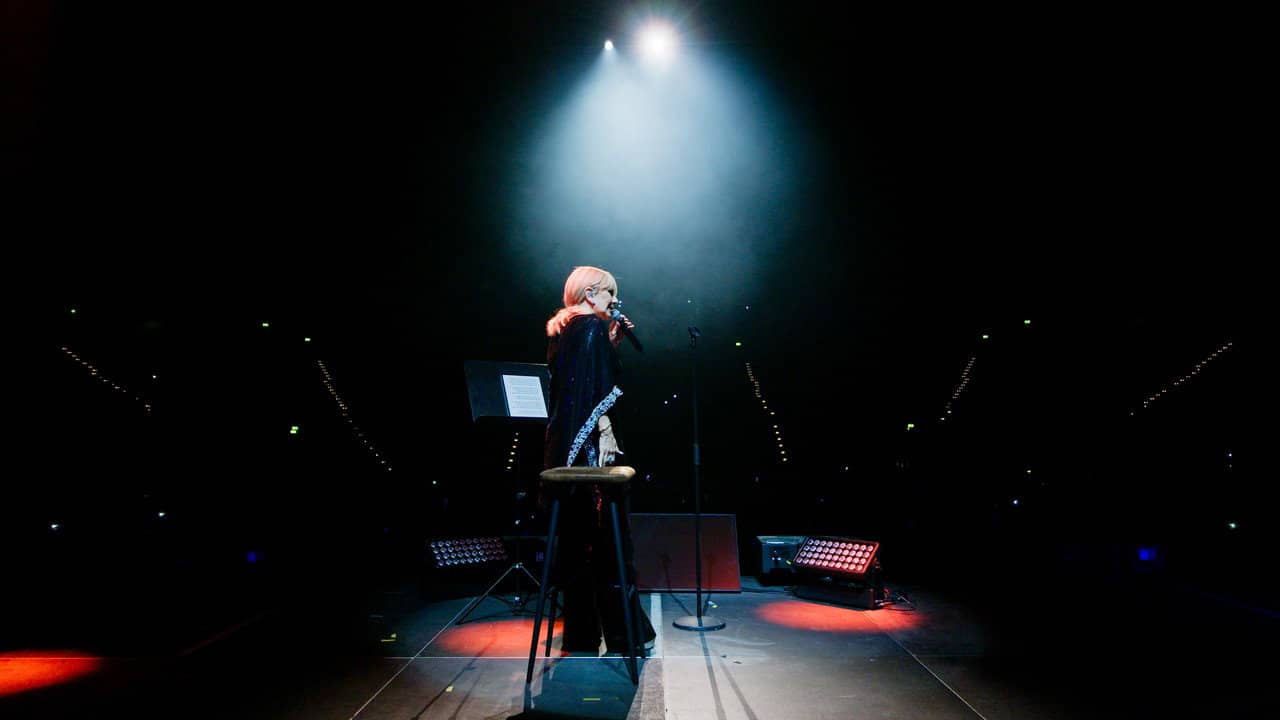 Googoosh: Made of Fire backdrop