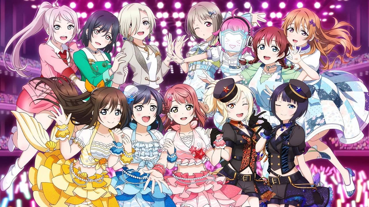 ラブライブ!虹ヶ咲学園スクールアイドル同好会 UNIT LIVE! ~A・ZU・NA LAGOON~ backdrop