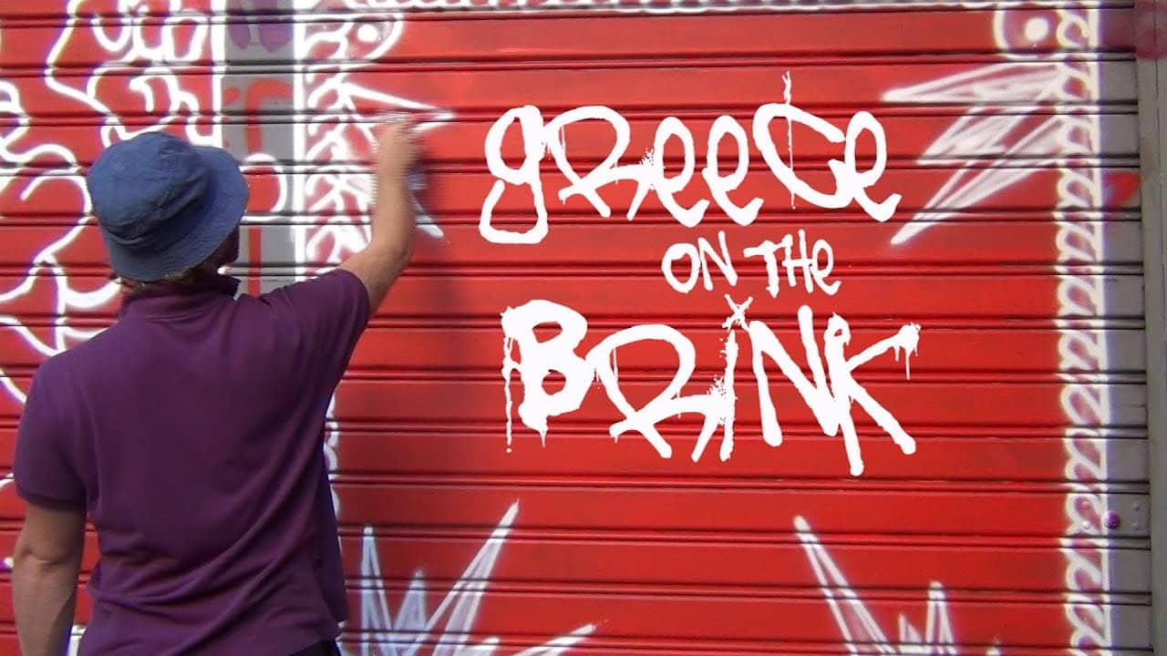 Greece on the Brink backdrop