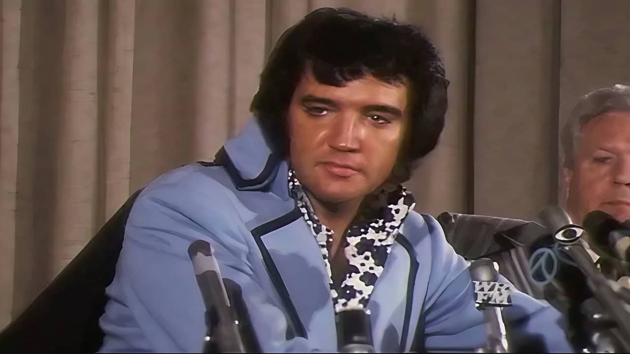 Elvis: The King of Rock 'n' Roll backdrop