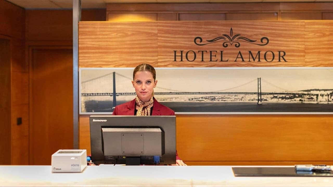 Hotel Amor backdrop