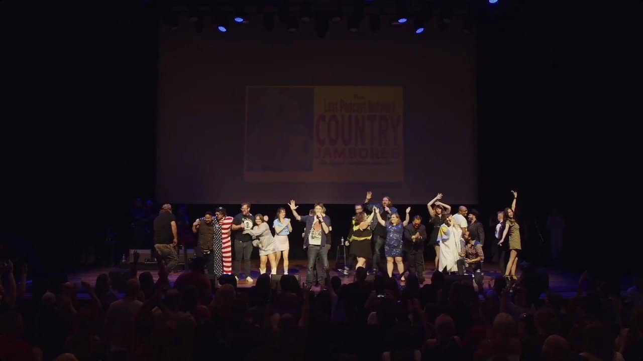 The Last Podcast Network Country Jamboree backdrop