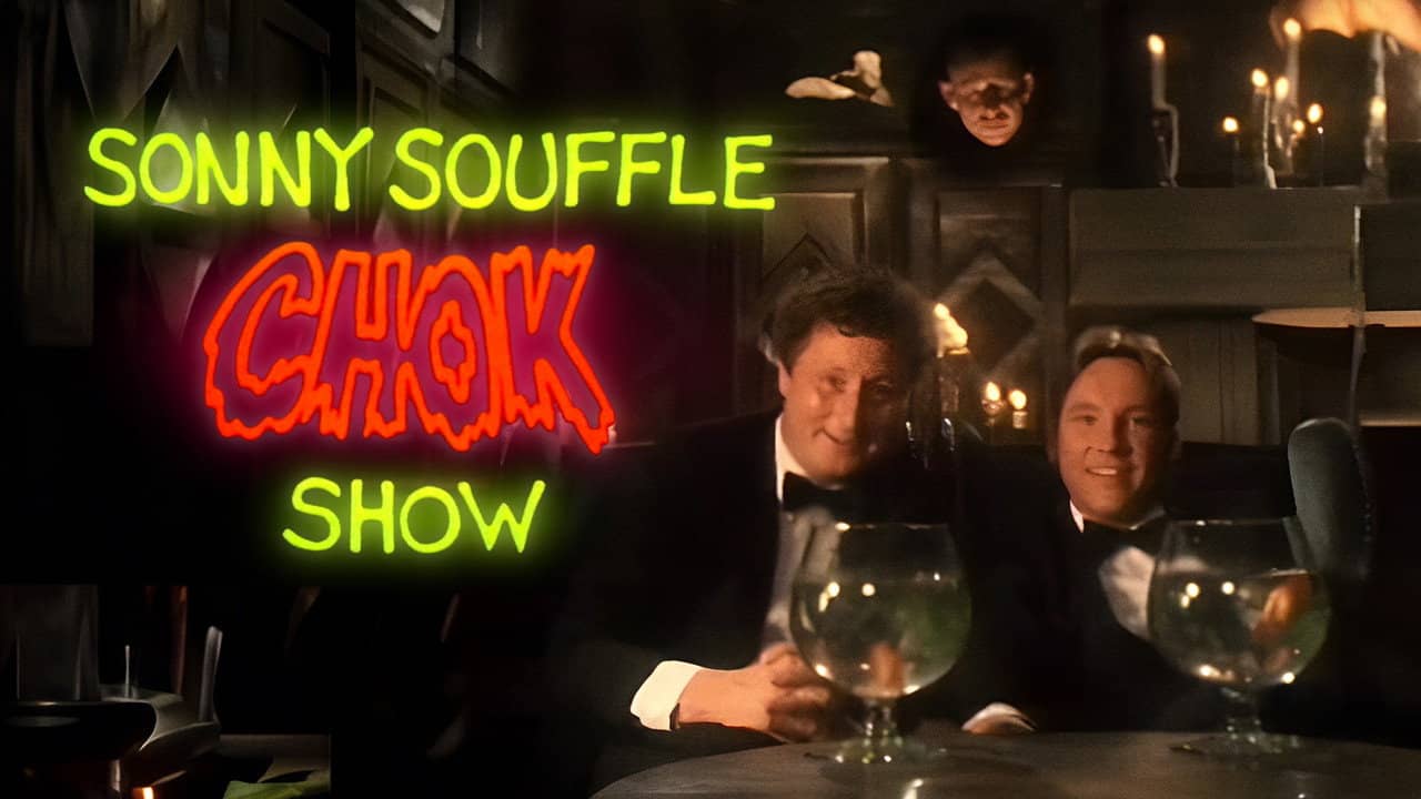 Sonny Soufflé chok show backdrop