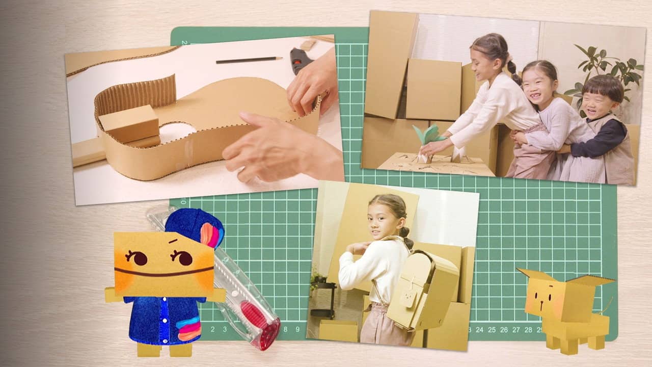 Danko&Danta, Cardboard Craft Creations! backdrop