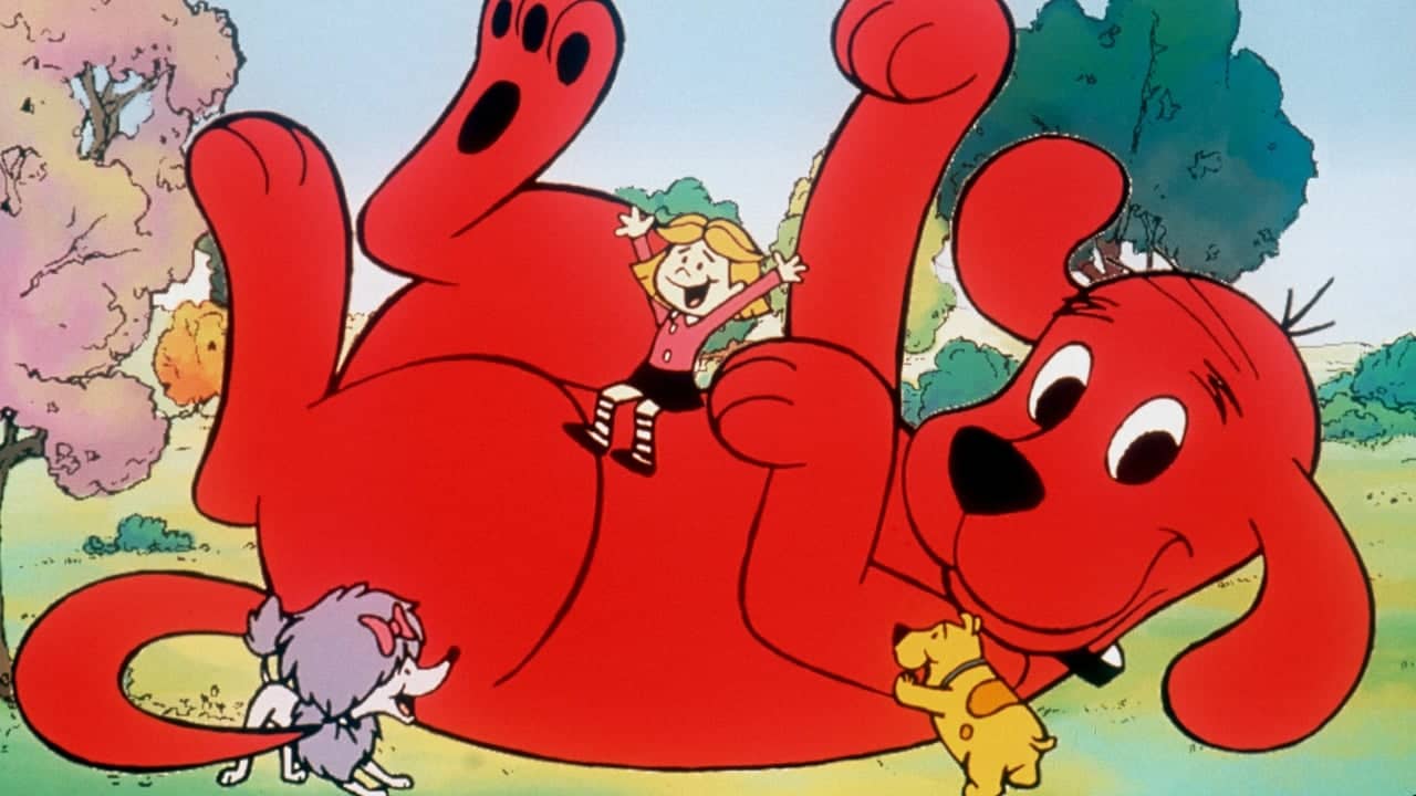 Clifford the Big Red Dog backdrop