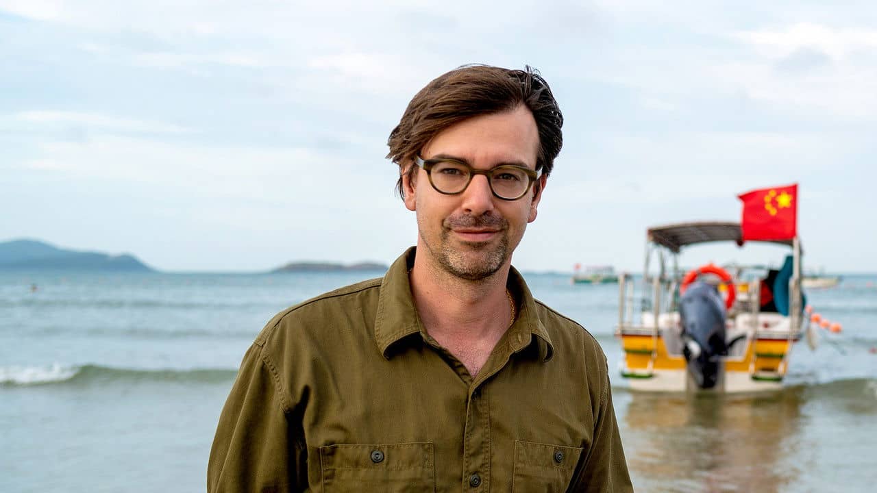 Ruben langs de Zuid-Chinese Zee backdrop