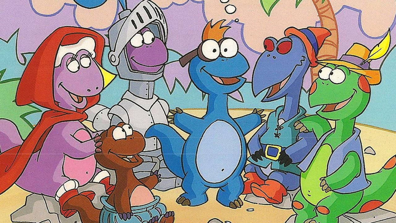 Dino Babies backdrop