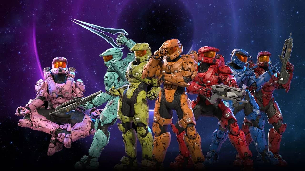 Red vs. Blue backdrop