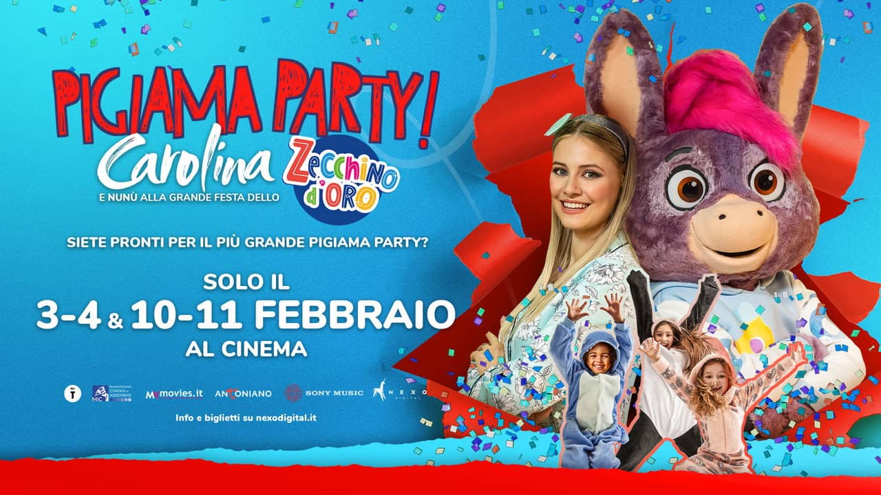 Pigiama Party! Carolina e Nunù alla grande festa dello Zecchino d'Oro backdrop