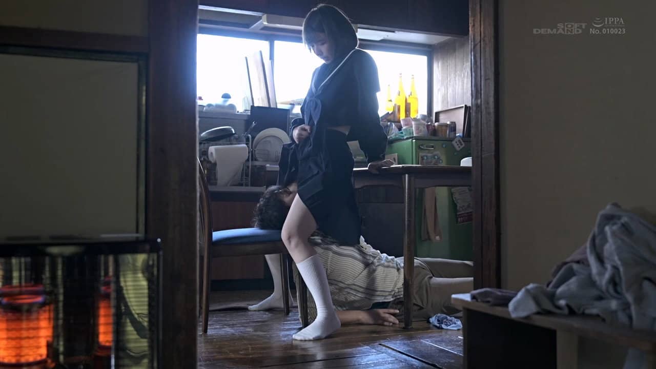 妹のマ○コに顔をうずめると気分が落ち着くので毎朝しています。桃色かぞくVOL.33 花狩まい backdrop