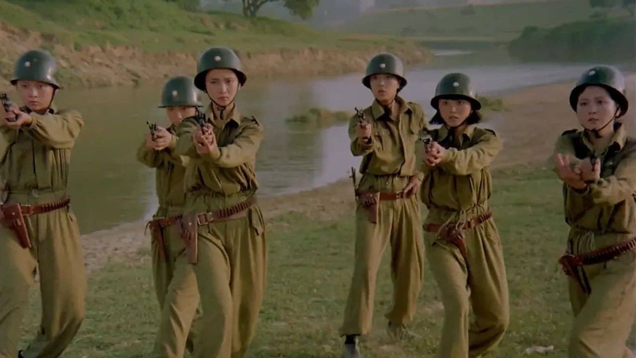 A Woman Commando backdrop