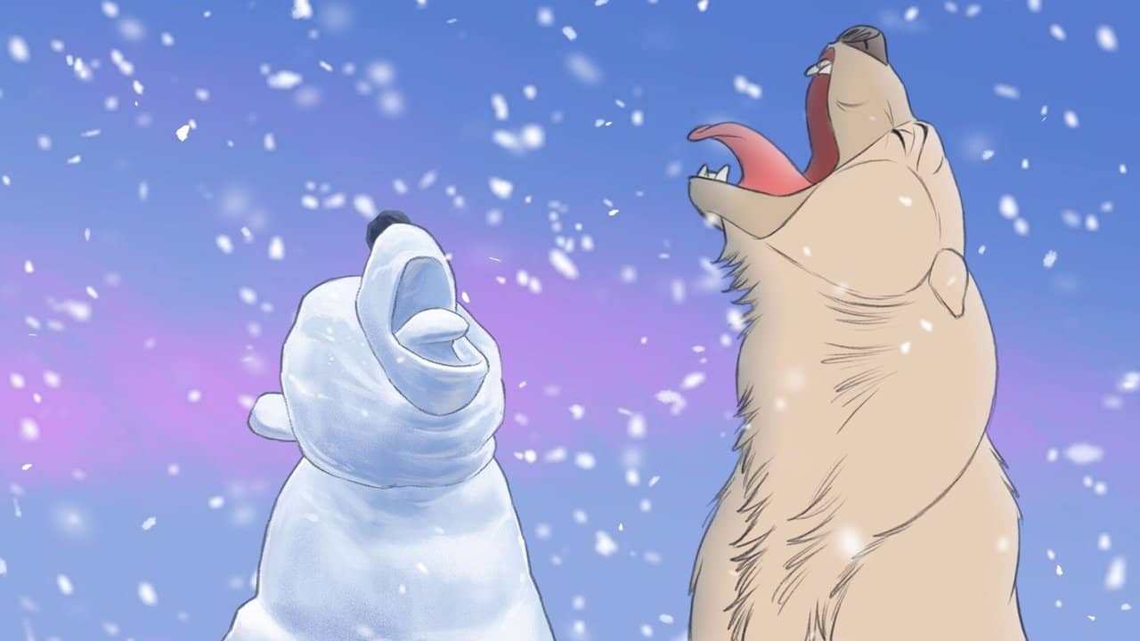 Snow Bear backdrop