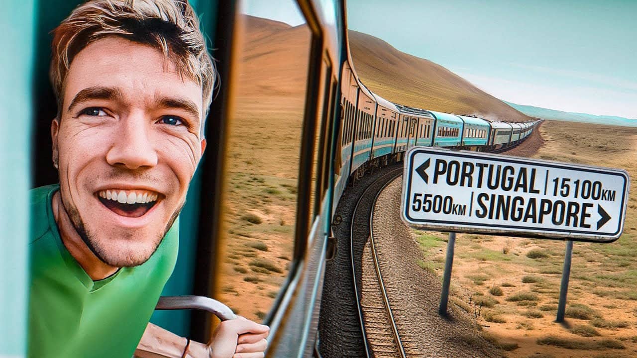 The World's Longest Train Ride backdrop