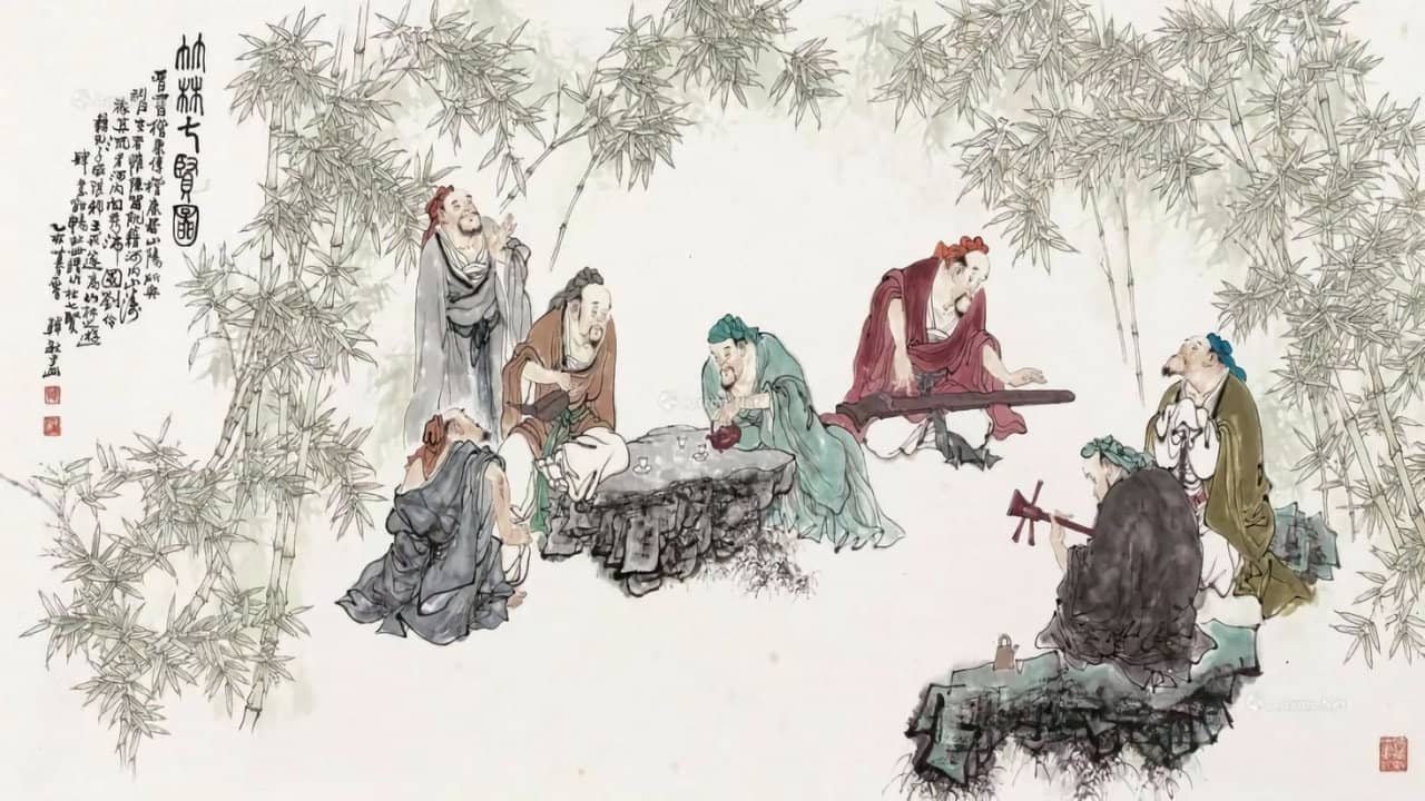 百家讲坛:竹林七贤 backdrop