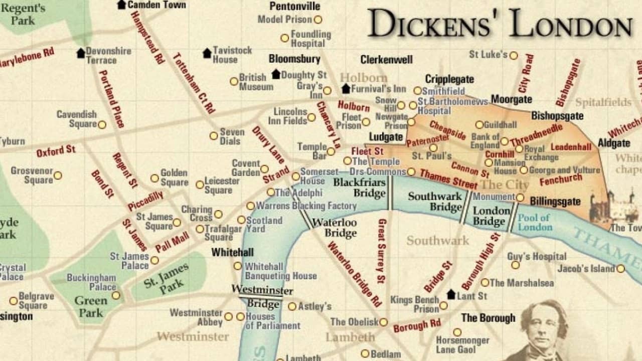 Dickens of London backdrop