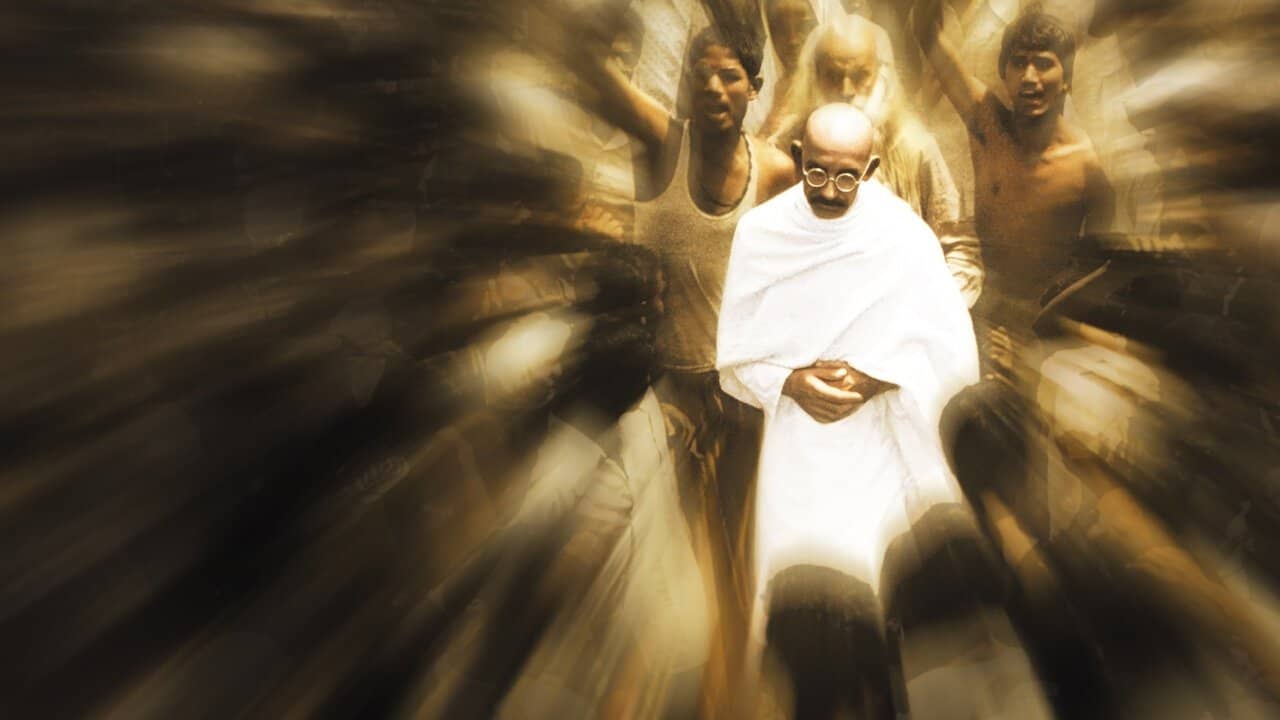 Gandhi backdrop