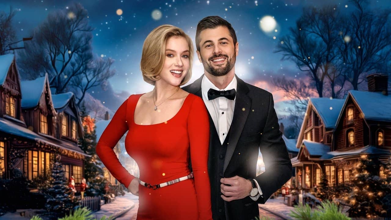Christmas in Mistletoe backdrop