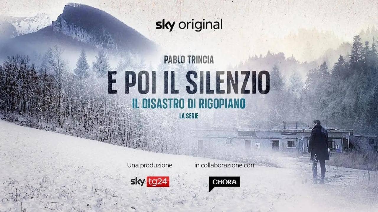 And then silence - Rigopiano the TV series backdrop