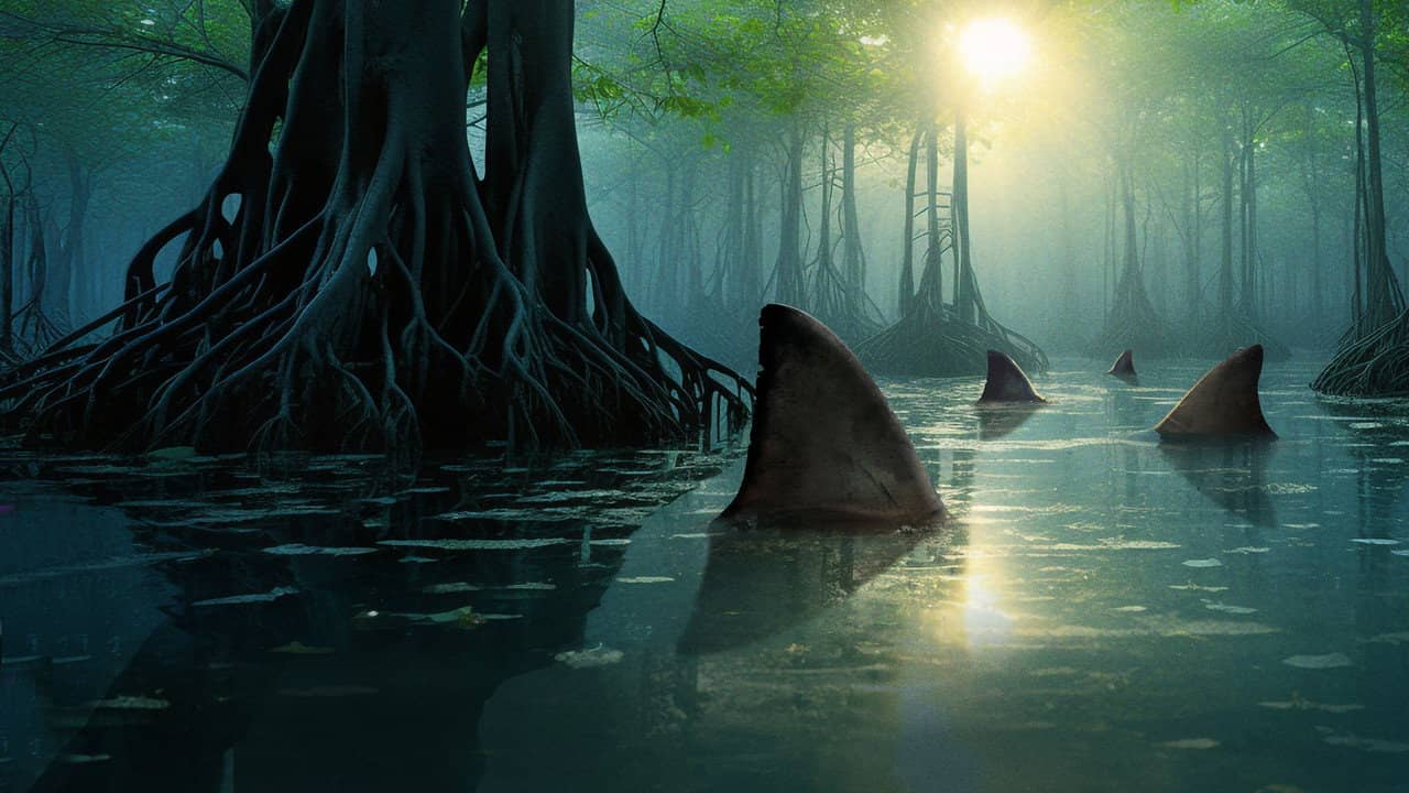 Sharks of the Dead Zone backdrop