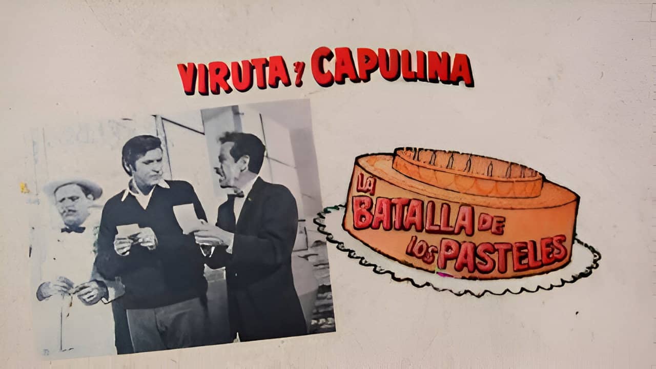 La batalla de los pasteles backdrop