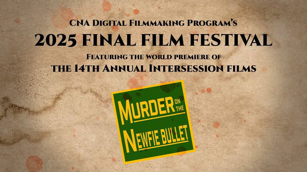 Murder on the Newfie Bullet backdrop