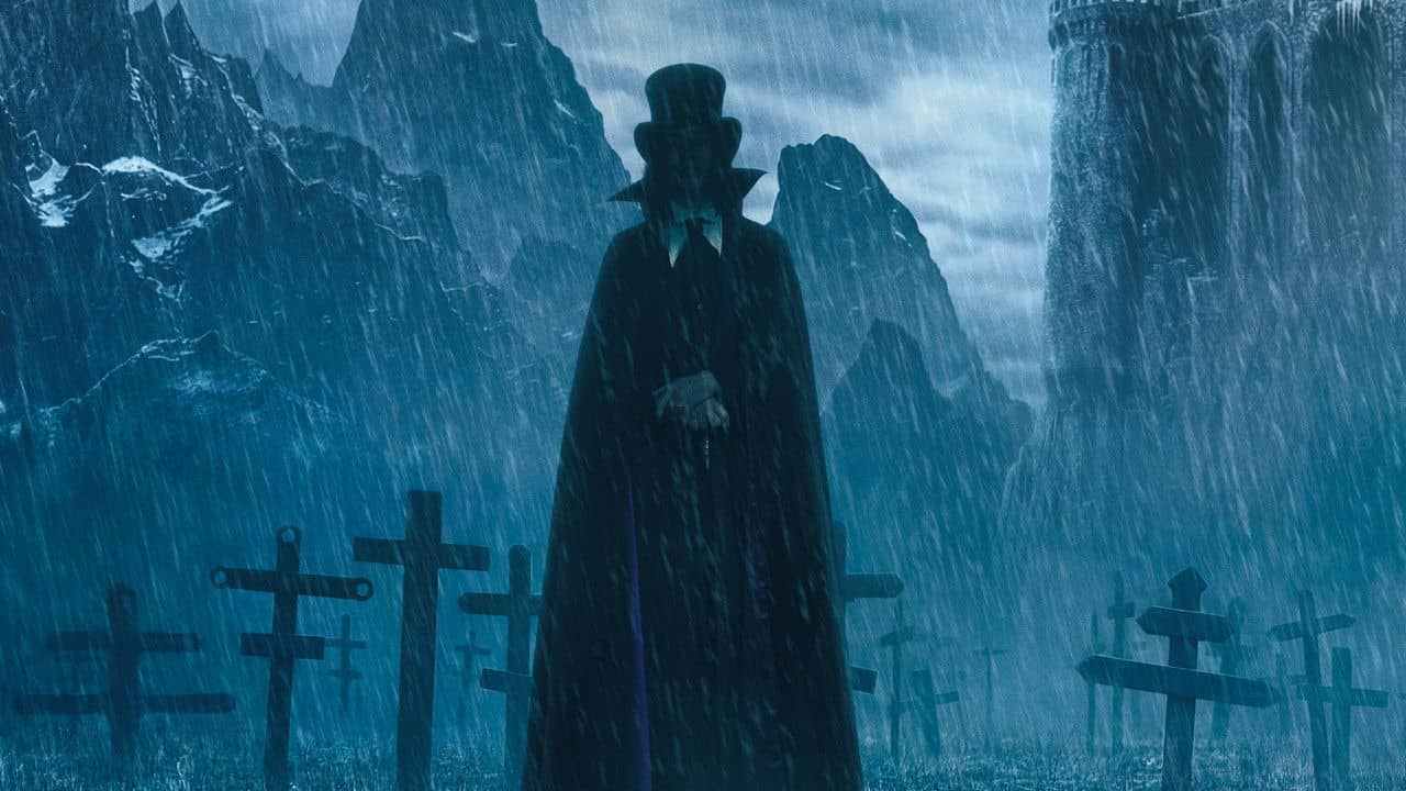 Dracula backdrop