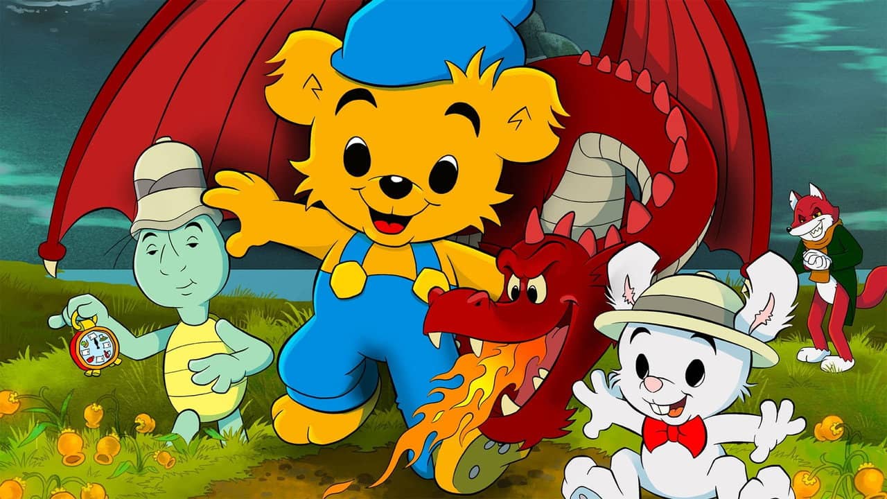 Bamse och dunderklockan backdrop