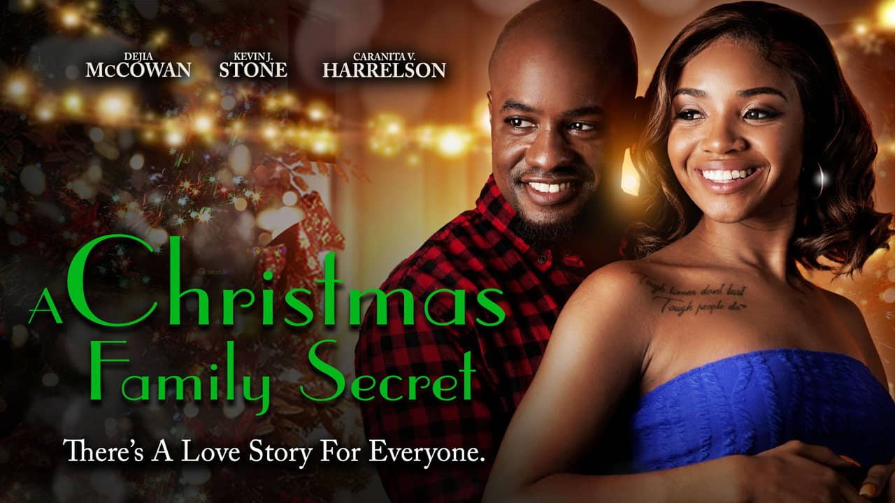 A Christmas Family Secret backdrop