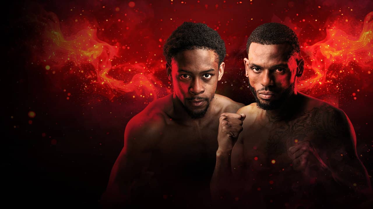 Keyshawn Davis vs. Nahir Albright II backdrop