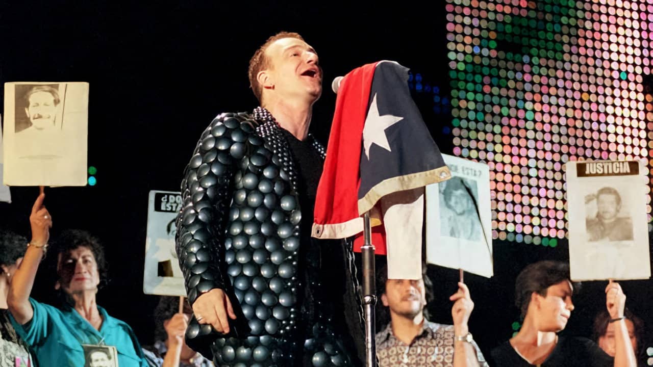 U2: Live from Santiago 1998 backdrop
