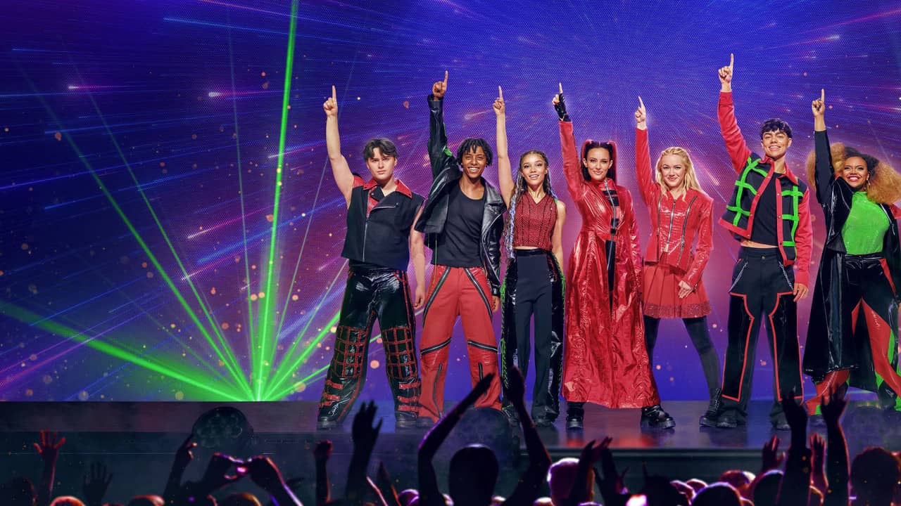 Descendants/ZOMBIES Worlds Collide - Concert Special backdrop