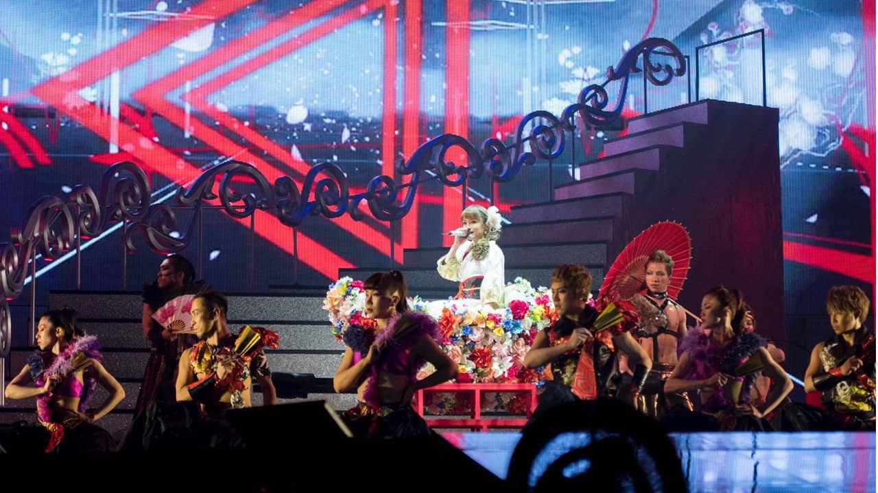 ayumi hamasaki ARENA TOUR 2016 A 〜M(A)DE IN JAPAN〜 backdrop