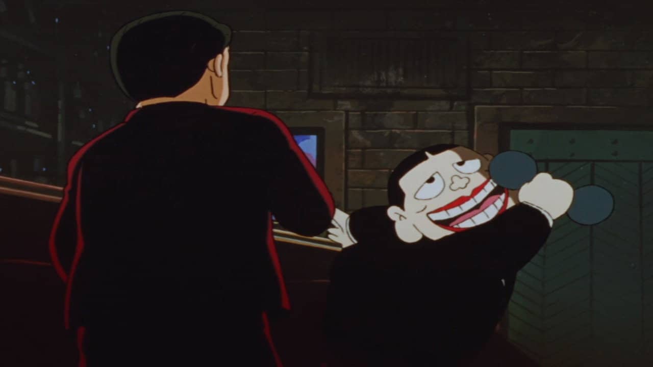 The Laughing Salesman backdrop