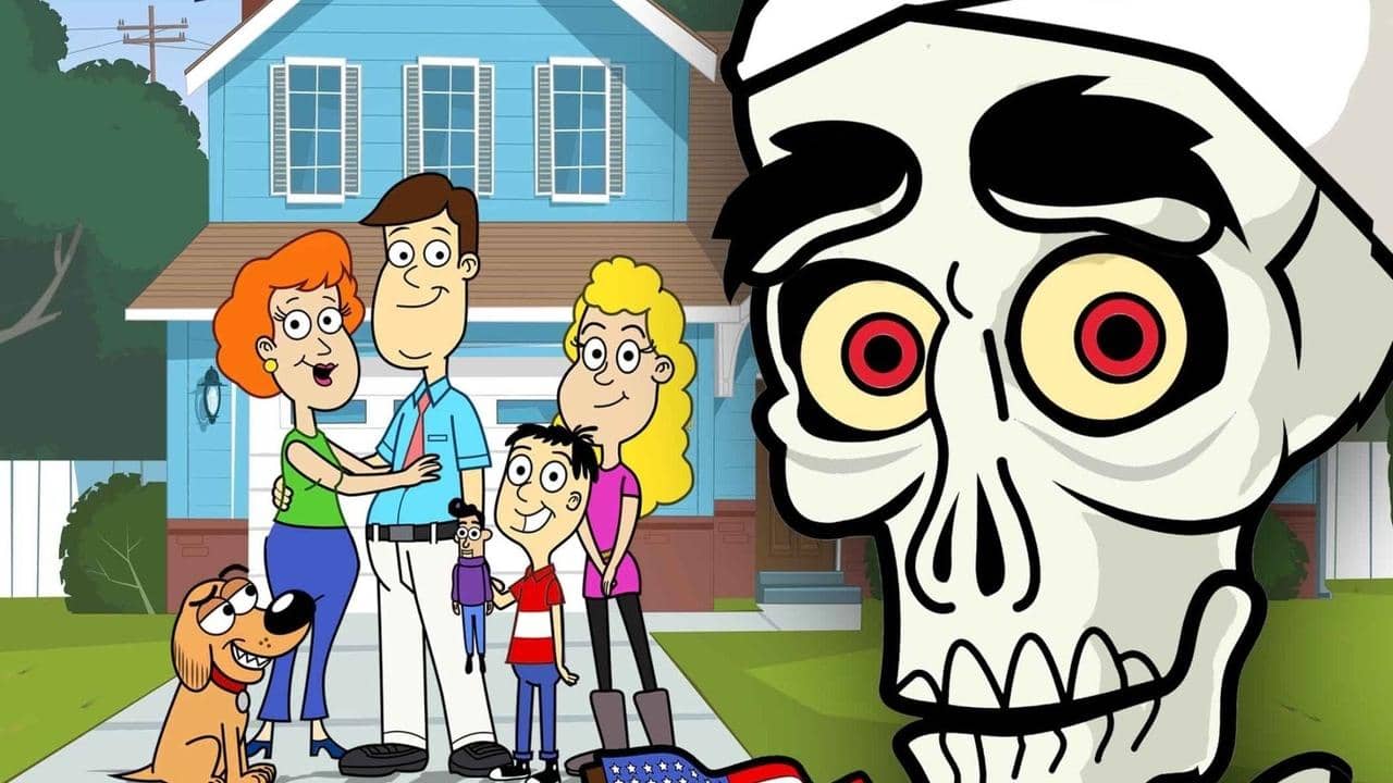 Achmed Saves America backdrop
