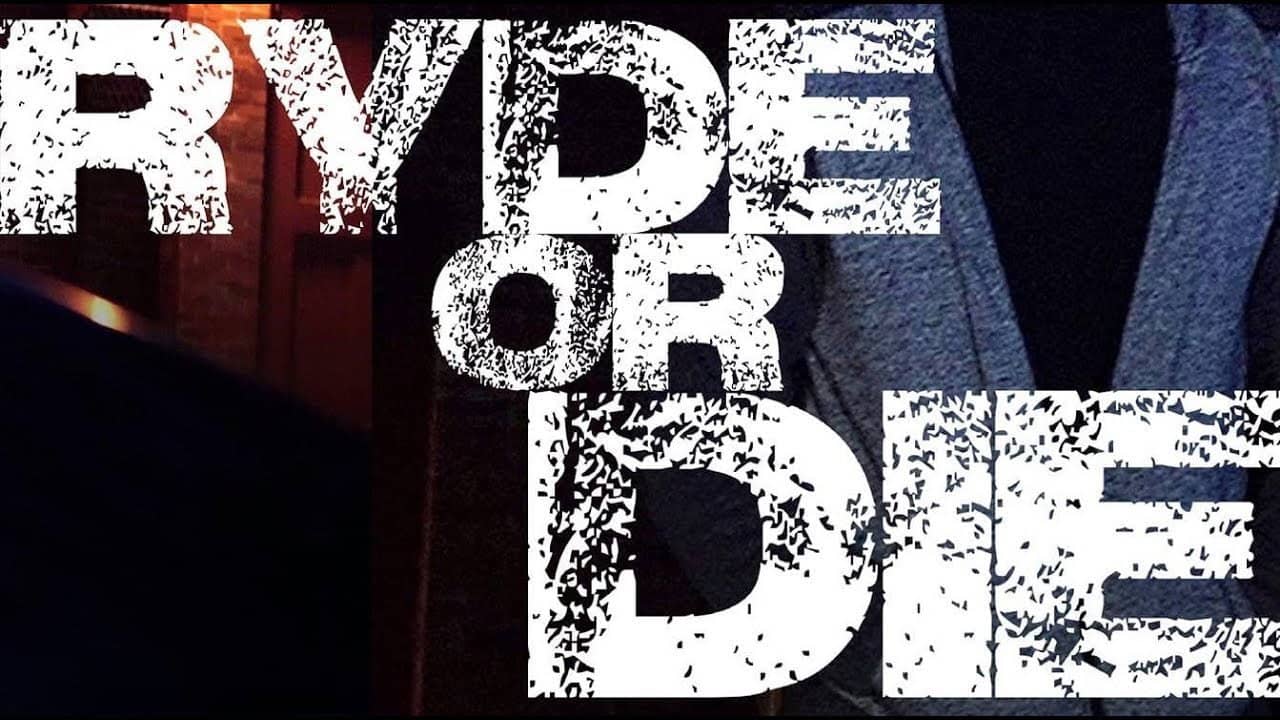 Ryde or Die backdrop