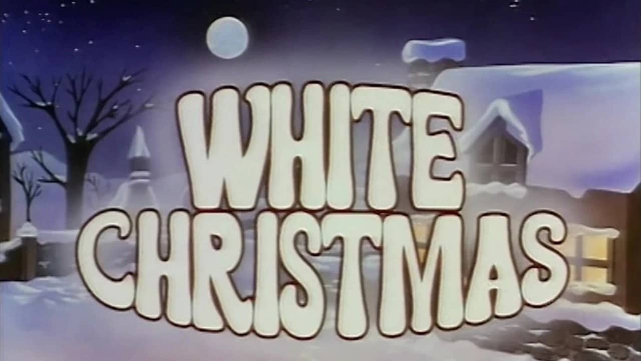 White Christmas backdrop