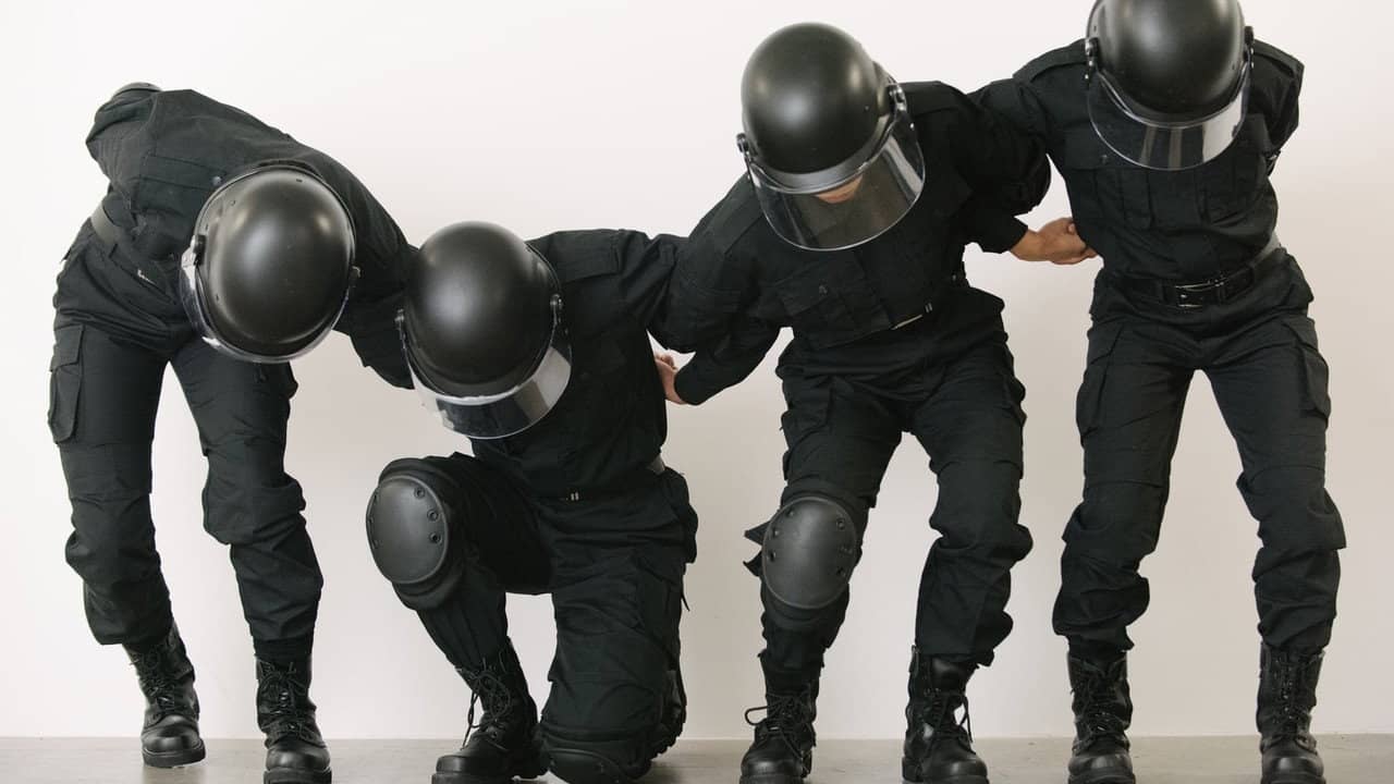 Rehearsal of the Futures: Police Training Exercises backdrop