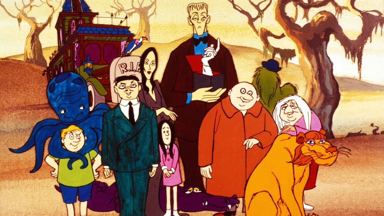 The Addams Family backdrop
