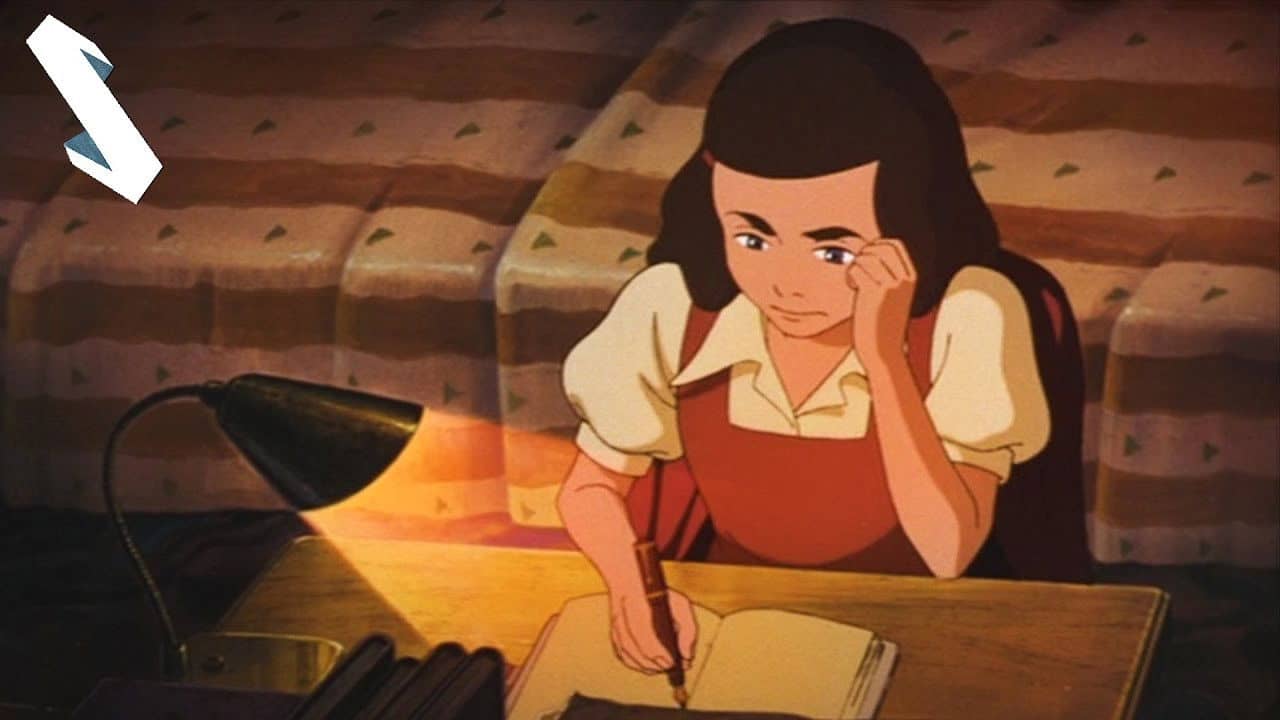Anne Frank's Diary backdrop