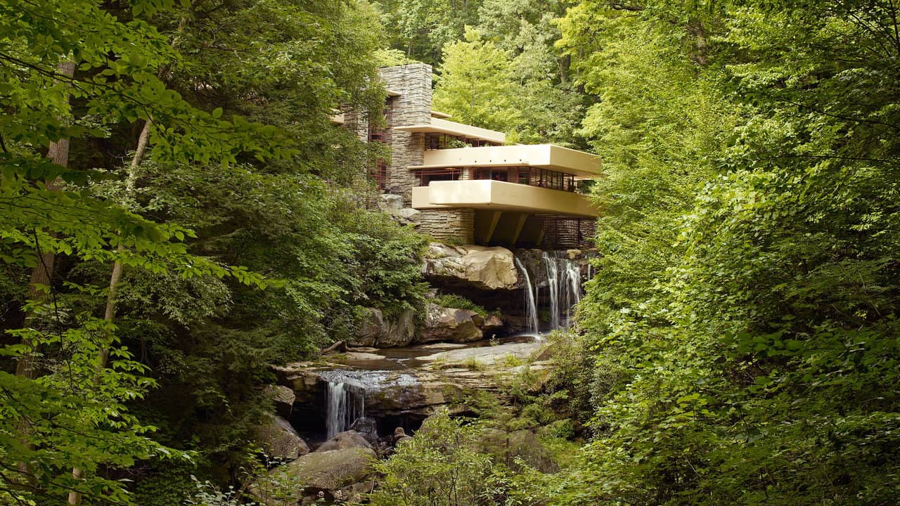 Frank Lloyd Wright backdrop