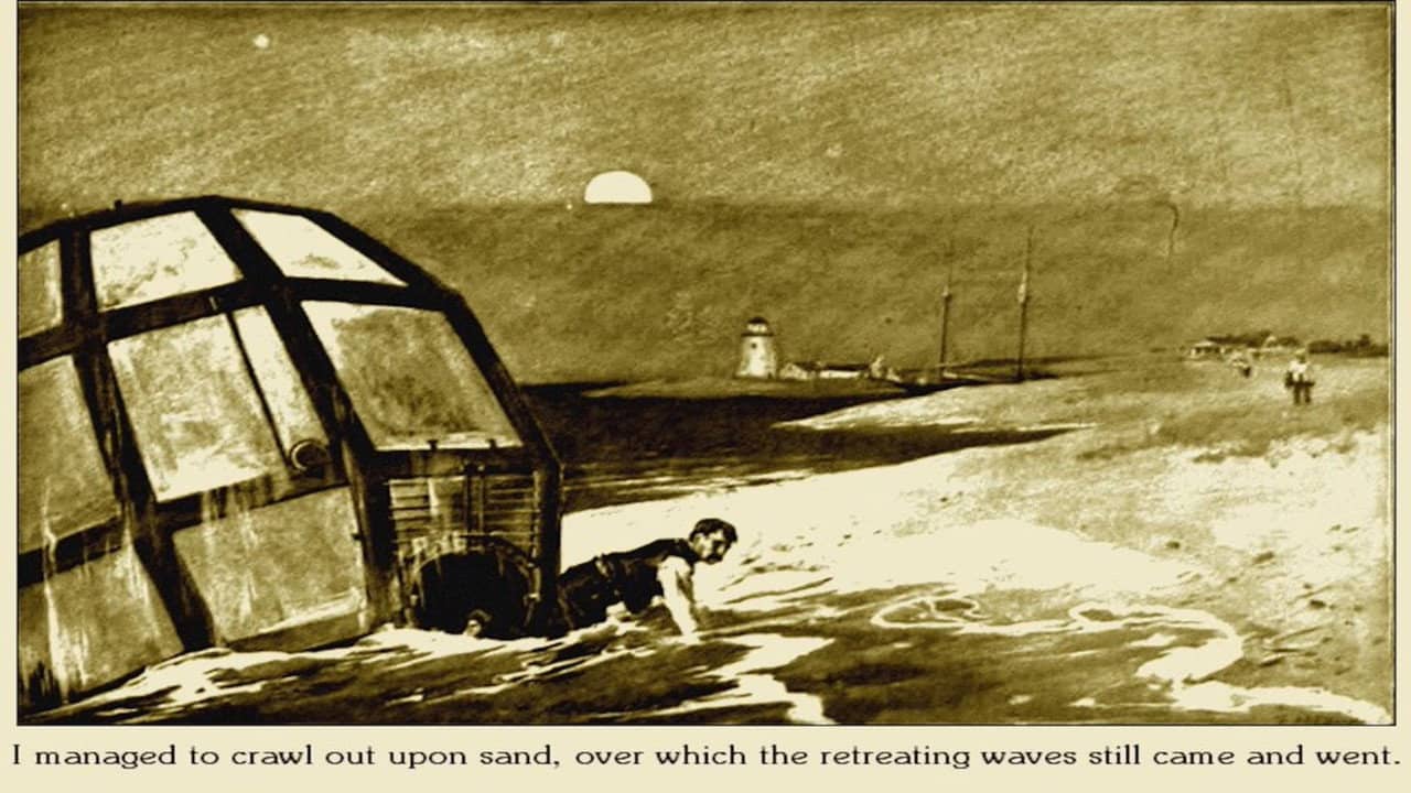 The First Men in the Moon backdrop