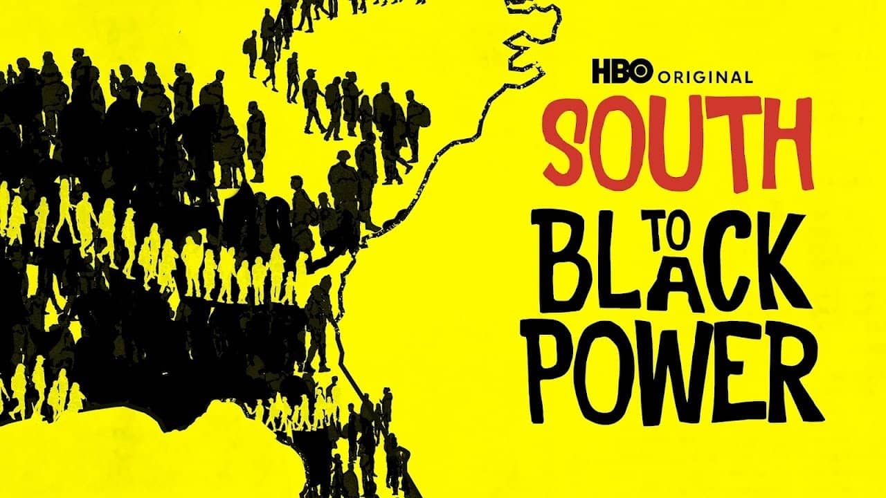 South to Black Power backdrop