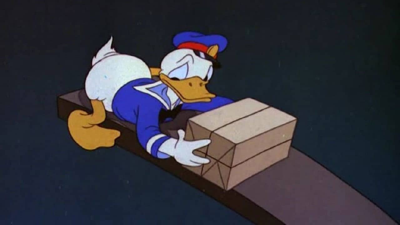 Donald's Lucky Day backdrop
