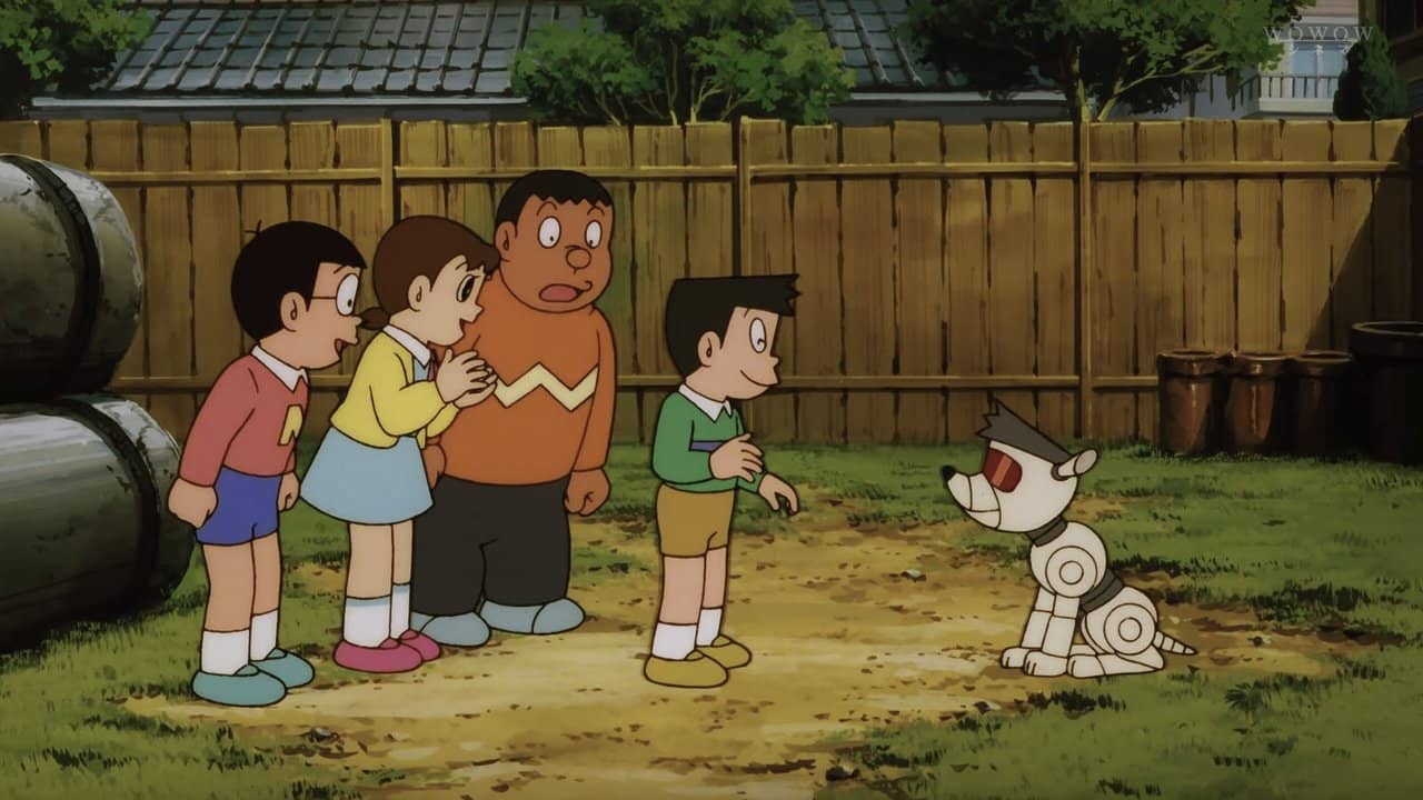 Doraemon: Nobita and the Robot Kingdom backdrop
