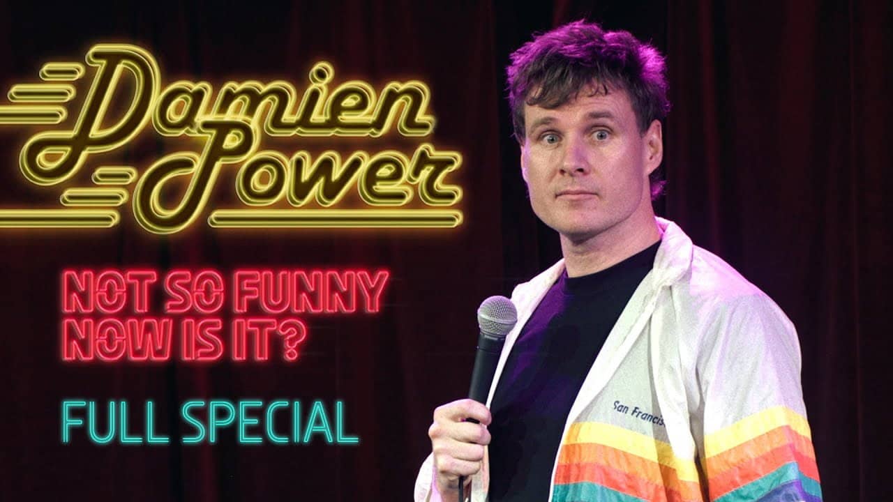 Damien Power: Not So Funny Now Is It? backdrop
