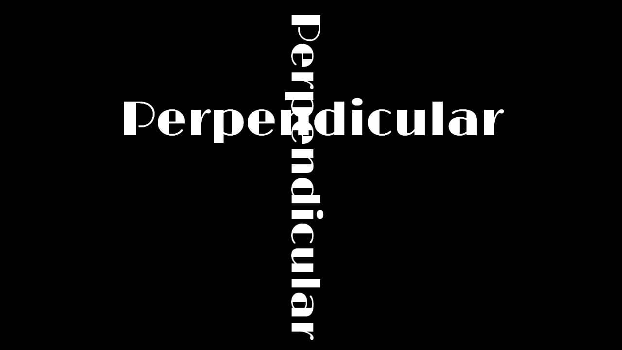 Perpendicular backdrop