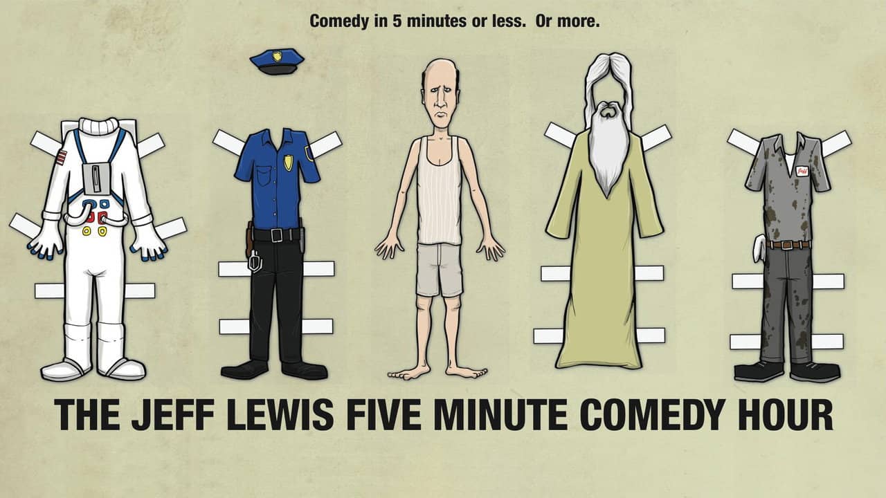 The Jeff Lewis 5 Minute Comedy Hour backdrop