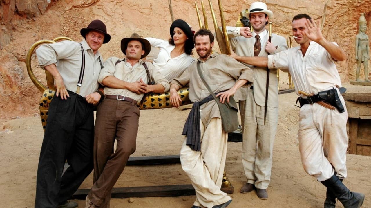 The Curse of King Tut's Tomb backdrop